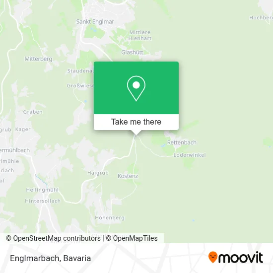 Englmarbach map