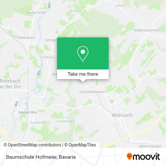 Baumschule Hofmeier map
