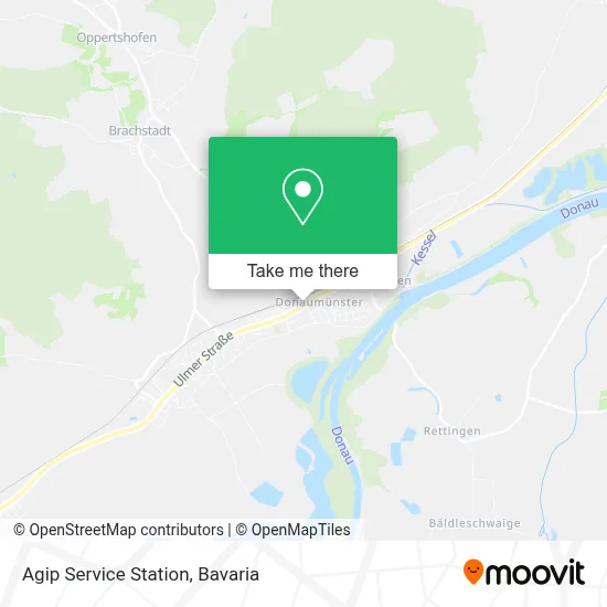 Agip Service Station map