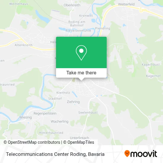 Telecommunications Center Roding map