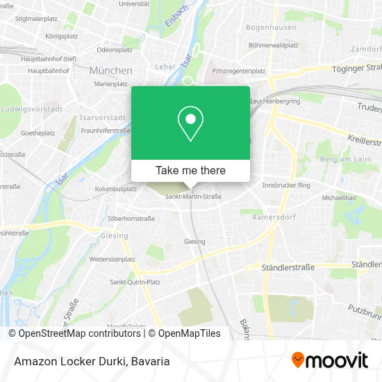 Amazon Locker Durki map