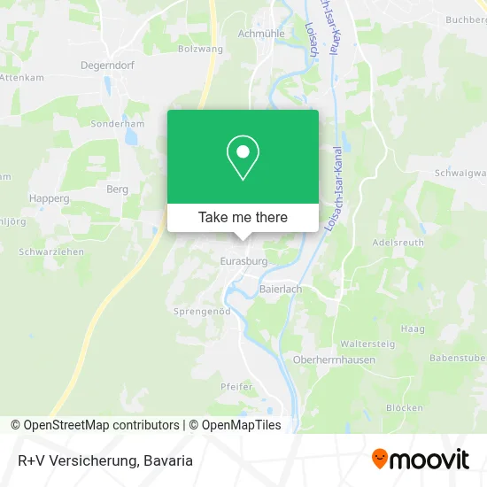 R+V Versicherung map