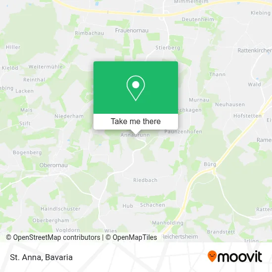 St. Anna map