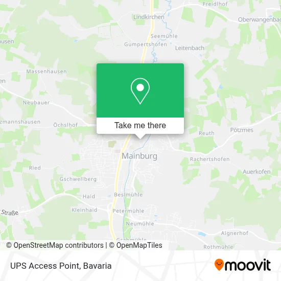 Ups Access Point map