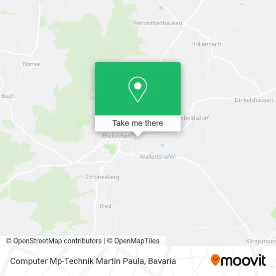 Computer Mp-Technik Martin Paula map