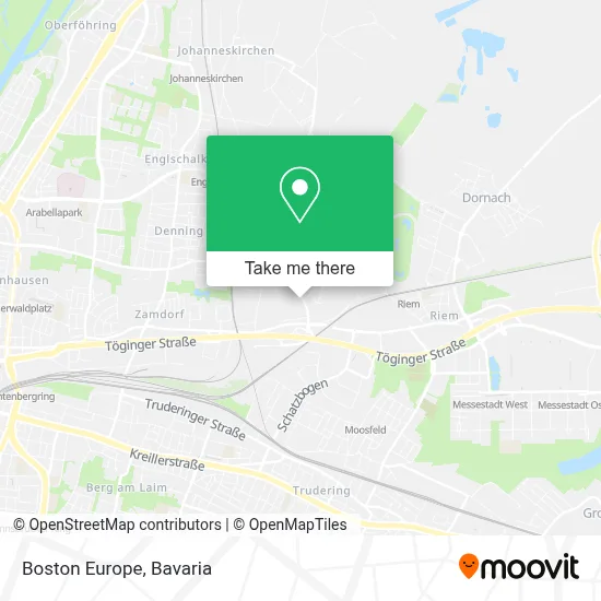 Boston Europe map