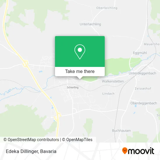 Edeka Dillinger map