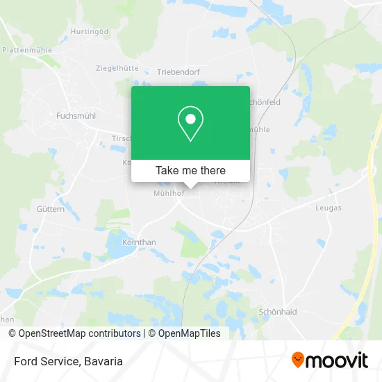 Ford Service map