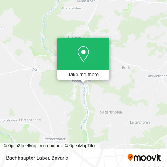 Bachhaupter Laber map