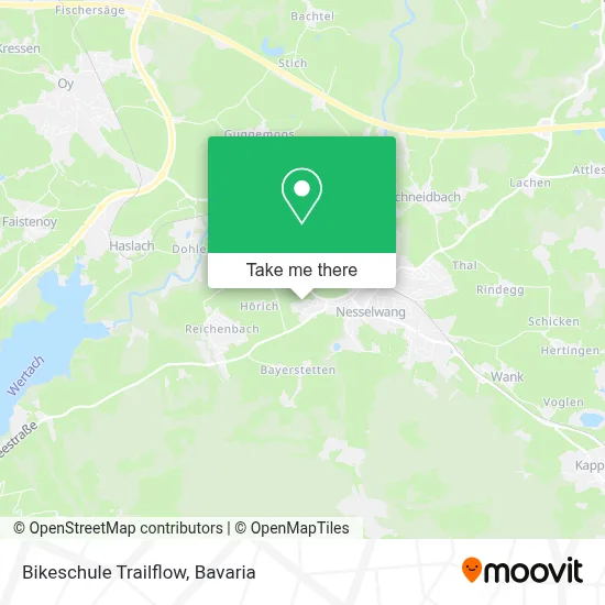 Bikeschule Trailflow map