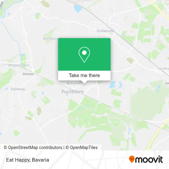 Eat Happy map