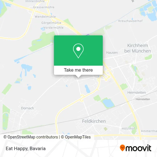 Eat Happy map