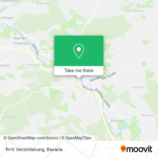 R+V Versicherung map