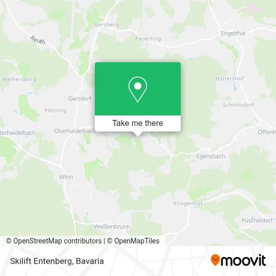 Skilift Entenberg map