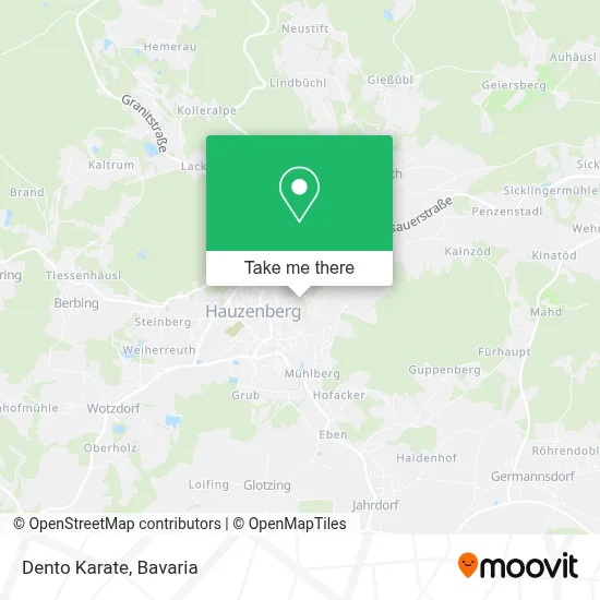 Dento Karate map