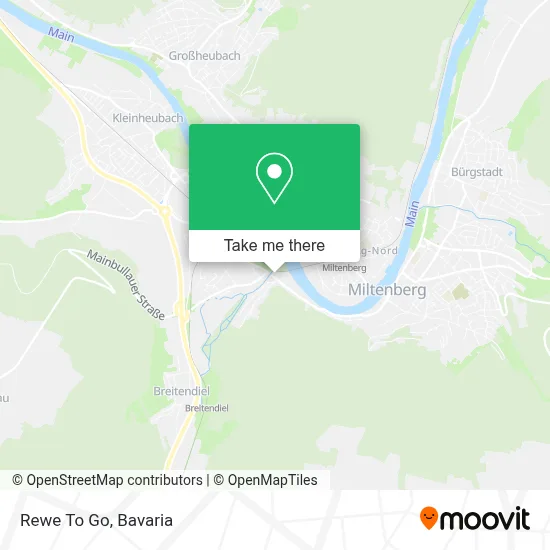 Rewe To Go map