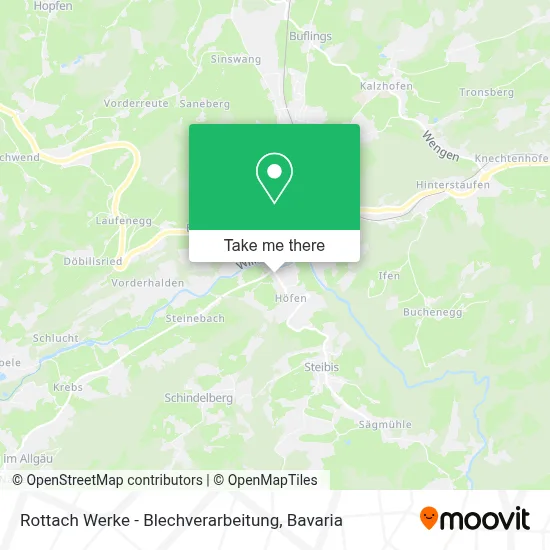 Rottach Werke - Blechverarbeitung map