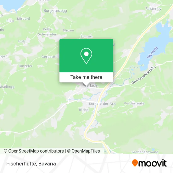 Fischerhutte map