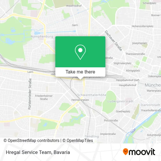 Hregal Service Team map
