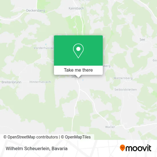 Wilhelm Scheuerlein map