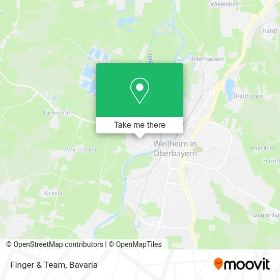 Finger & Team map