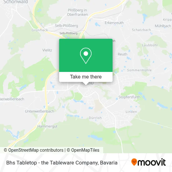 Bhs Tabletop - the Tableware Company map