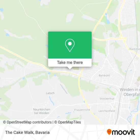 The Cake Walk map