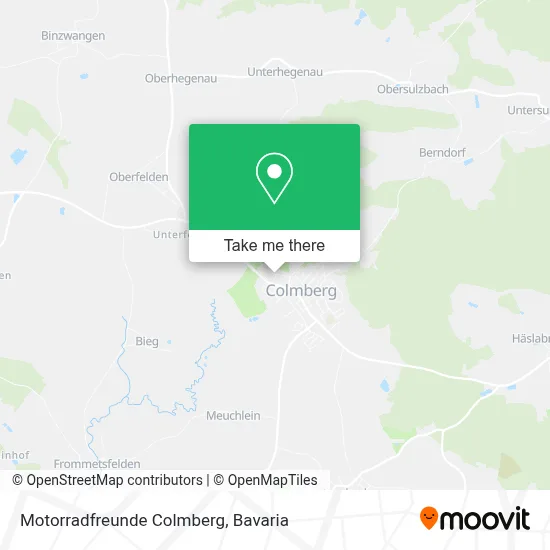 Motorradfreunde Colmberg map