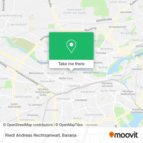 Riedl Andreas Rechtsanwalt map
