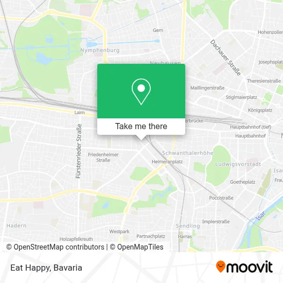 Eat Happy map