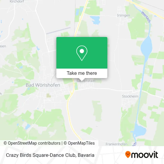 Crazy Birds Square-Dance Club map