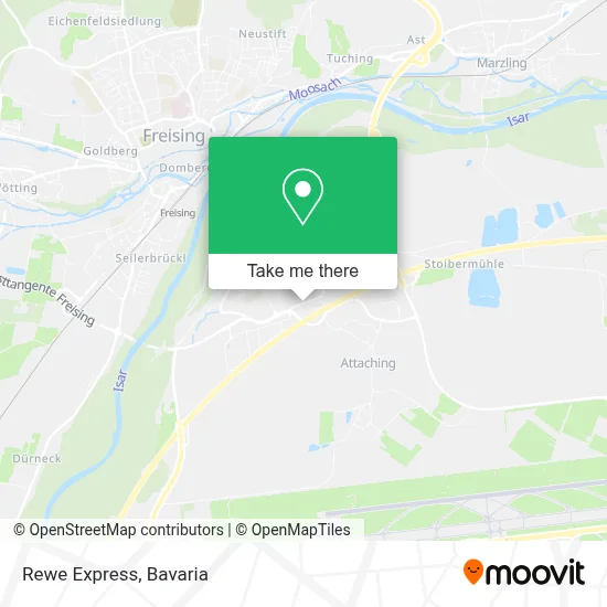 Rewe Express map