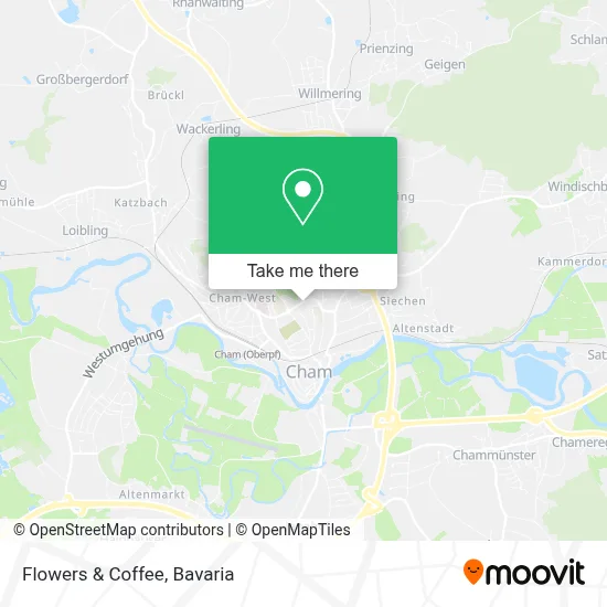 Flowers & Coffee map