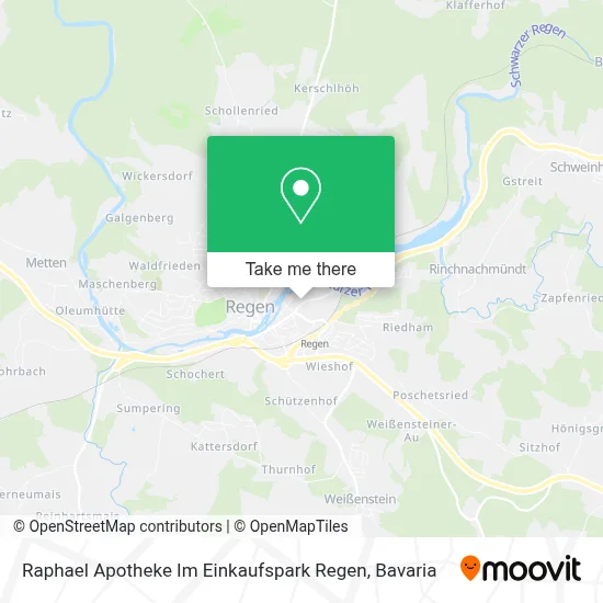 Raphael Apotheke Im Einkaufspark Regen map
