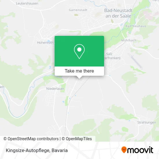 Kingsize-Autopflege map