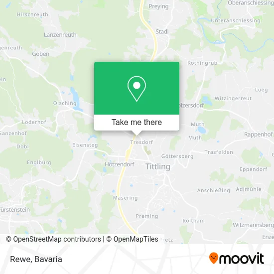 Rewe map