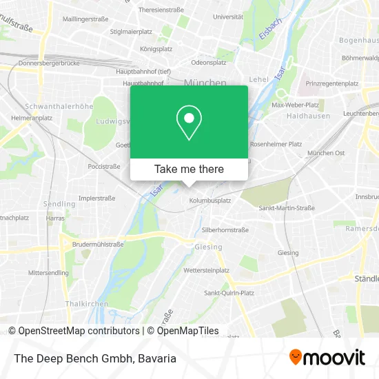 The Deep Bench Gmbh map