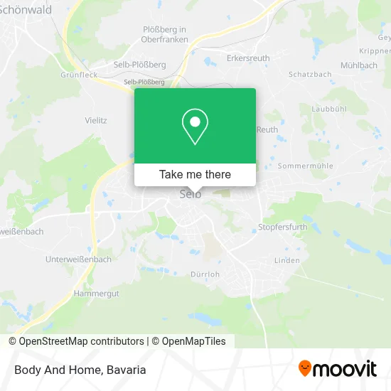 Body And Home map