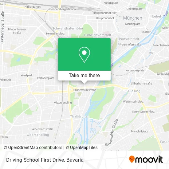 Driving School First Drive map