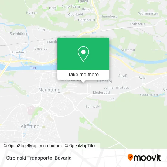 Stroinski Transporte map