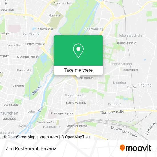 Restaurant Zen map