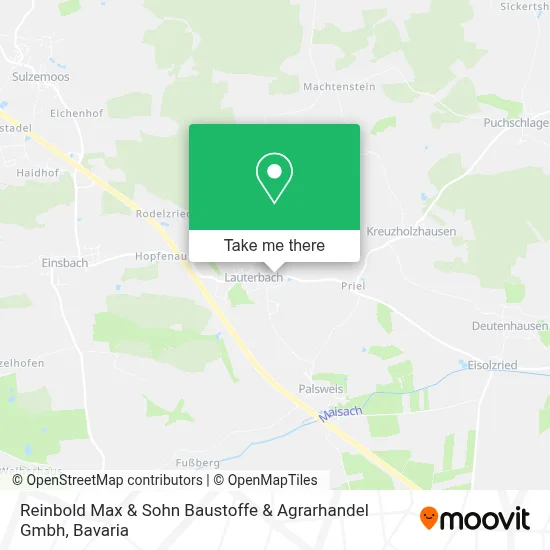 Reinbold Max & Sohn Baustoffe & Agrarhandel Gmbh map