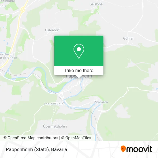 Pappenheim (State) map