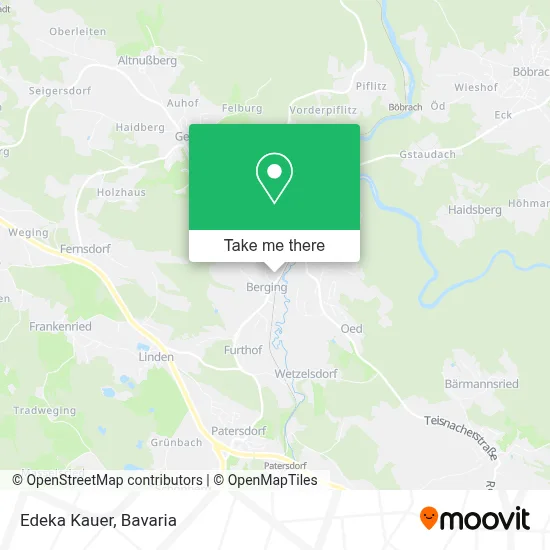 Edeka Kauer map