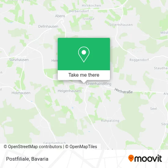 Postfiliale map