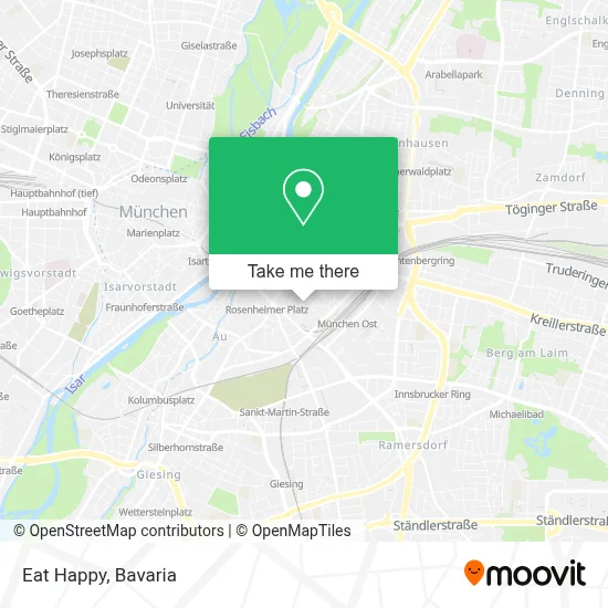 Eat Happy map
