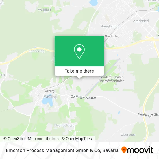 Emerson Process Management Gmbh & Co map
