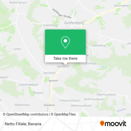 Netto Filiale map
