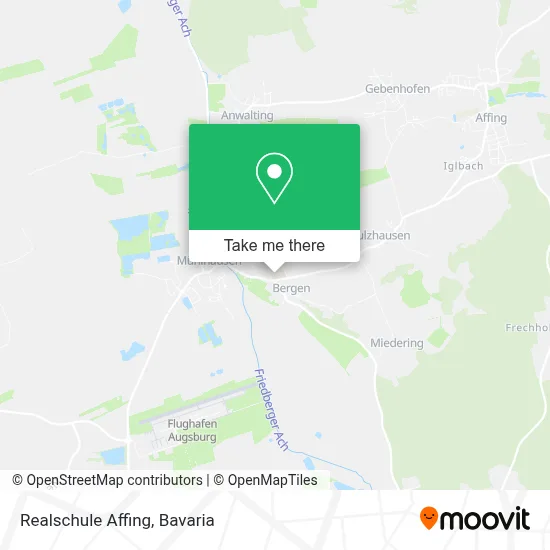 Realschule Affing map