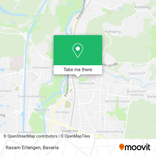 Rasam Erlangen map